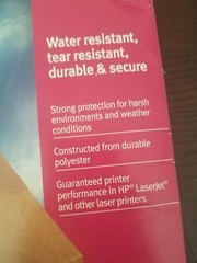 Avery WeatherProof Shipping Labels w/TrueBlock Laser White 5 1/2 x 8 1/2 100
