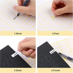 1680 Pcs Matte White Labels Blank Stickers Small Sticky Labels Removable Price T