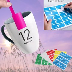 12 Sheet 360 Pcs Cable Labels Tags for Cable Management, Colorful Waterproof …
