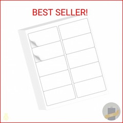 L LIKED 2″ x 4″ Label Stickers, Printable White 10 per Sheets Total 300 Labels,