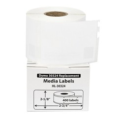 DYMO LW 30324 Direct Thermal Media/Badge Labels – (1) Roll of 400 – FREE SHIP