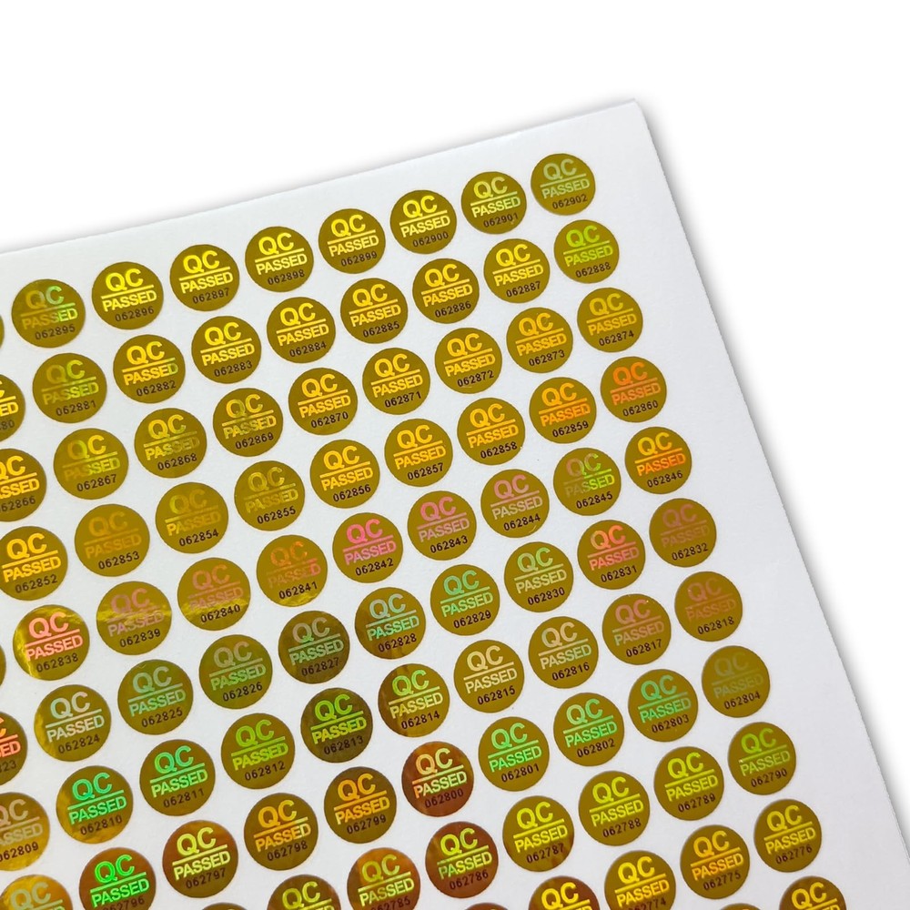 1300pcs QC Passed Tamper Proof Hologram Stickers High Security Labels Warrant…