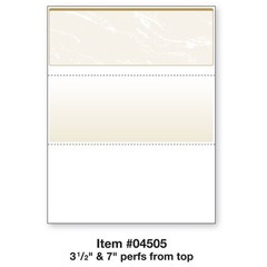 DocuGard Gold Marble Top Check, 8.5 x 11 Inches, 24 lb, 500 Sheets