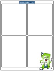 4000 Stamps.com 4650 SDC Compatible Shipping Labels – 4 Per Sheet. 1000 Sheets!