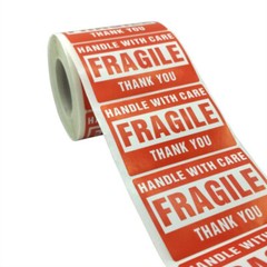 1 Rolls 2×3 Fragile Handle With Care Thank You Shipping Labels Stickers 500/Roll