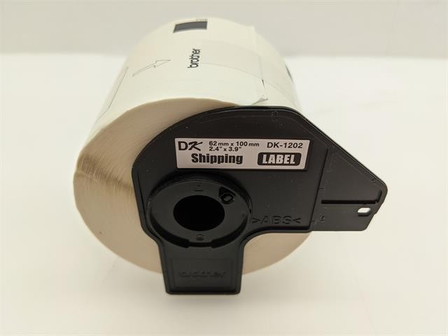 Genuine Brother DK-1202 Die-Cut White Paper Shipping Labels 300 Labels DK1202