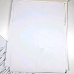 *24 Sheets* 3 1/3″ x 4″ White Shipping Labels for Inkjet/Laser Office Depot