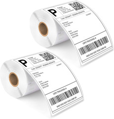 4X6 Thermal Labels Compatible with DYMO 4XL Labelwriter 1744907, 2 Rol
