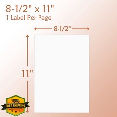 9527 Product 8.5×11 shipping labels 500 sheets