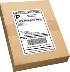 1100 Premium 8.5″X 5.5″ Self Adhesive Shipping Labels Half Sheet for Laser