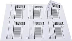9527 Product 6 up 3-1/3“ X 4” Sticker Labels Shipping Address Labels for Laser &