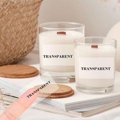 3×2 Inch Transparent Thermal Labels Stickers, Self-Adhesive Clear Waterproof …