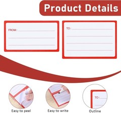 To/From Address Mailing Labels Self-Adhesive Mailing Labels Stickers 60/120 pcs