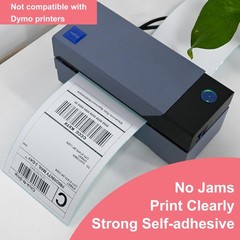 L LIKED 150 PCS 4″x6″ Thermal Shipping Labels, White Perforated & Strong Adhesiv