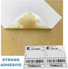 600 Half Sheet Shipping Labels Print STRONG ADHESIVE Laser Printer 8.5″ x 5-1/2″