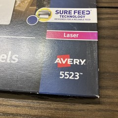 Avery WeatherProof Shipping Labels w/TrueBlock Laser White 2 x 4 500/Pack 5523