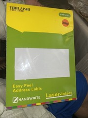 Youlaishi Easy Peel Address Labels Labels Handwrite Laser – Inkjet 360PCS