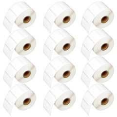 12Rolls Jewelry Price Tag 1500 Labels 3/8″ X 3/4″ for Dymo 30299 LabelWriter 4XL