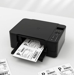 Shipping Labels with Rounded Corner, 8.27 x 5.32 Inches Half Sheet Self Adhes…