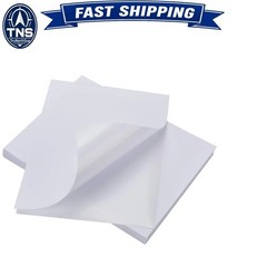 Full Sheet Shipping Labels 8.5×11 Blank White Sticker Paper 500 Sheets for La…