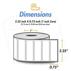 10 Rolls Direct Thermal Shipping Labels for Rollo & Zebra Printers – 17000 Label