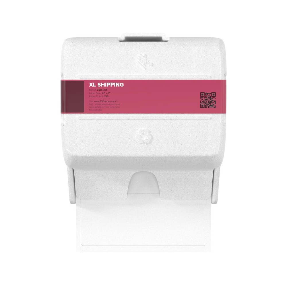 ZEBRA ZSB Series Labels – Potato Starch-Based Printer Label 4 x 6 Inch, White