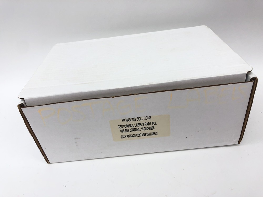 Francoty Postalia Centormail Labels 2,000 Labels Total (8 Packs – 250 labels)