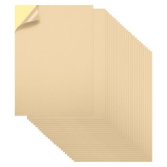 Printable Sticker Paper 50 Sheets 8″x12″ A4 Self Adhesive Light Brown