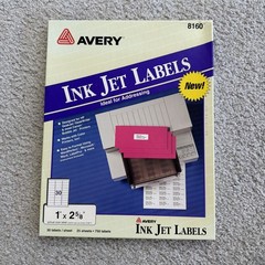 Avery Mailing & Address Labels Mixed Lot Partial Packs Used