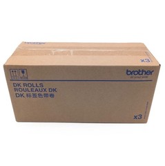Case of 3 Rolls Genuine Brother DK-1202 White Shipping Labels (300 Per Roll) NEW
