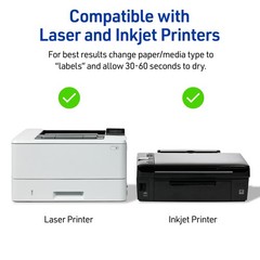Bright Color Labels 2×2.6 Inch