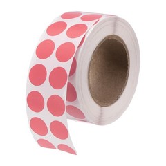 2000 Pcs Colored Dots Stickers, 1/2″ Adhesive Round Polka Coding Label, Pink