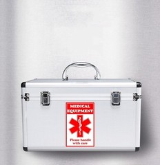 Medical Alert Equipment Luggage Tag Stickers 2x3inch Fluorescent Red Fragile NEW