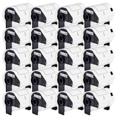 20Rolls DK-1247 4.07″ x 6.4″ Shipping Label 180 Labels/Roll Use with Brother QL