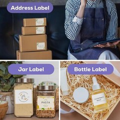 6 UP 3 1/3×4 Shipping Labels Address Mailing Stickers for Laser & Inkjet Printer
