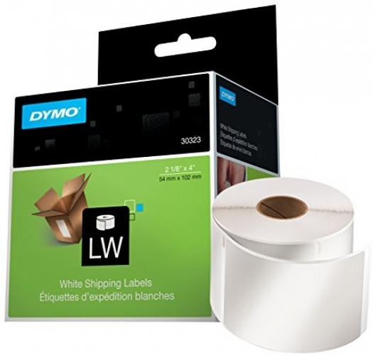 DYMO LW Standard Shipping Labels For LabelWriter Label Printers, White, 2-1/8”