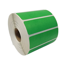 ZEBRA / ELTRON 3×1 (3″x 1″) Green Direct Thermal Labels – (2) RLS of 1300 EA