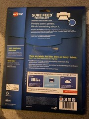 Avery True Block Shipping Labels 5264