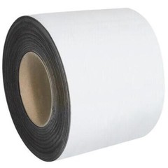 4″ x 50′ Warehouse Labels, White Magnetic Rolls (Single)