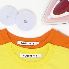 Write On Tape, Iron on Fabric Labels Clothes Marking, Thermo-Adhesive 3m x 1cm