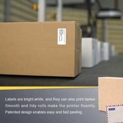 6 ROLLS 2”X1” 1300/RL Direct Thermal Labels For Zebra LP2824 2422 2844 ZP450