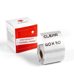 40×30mm Transparent Paper Self-Adhesive Thermal Label for Thermal Printer US