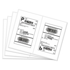 300 Self Adhesive 8.5″ x 5.5″ Shipping Mailing Labels Half Sheet Round Corner US