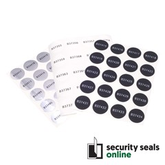 20mm Round Tamper evident Security Seal Non-Transfer VOID warranty labels