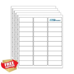 9527 Product 900 Labels 1×2-5/8 30-UP 30 Sheets