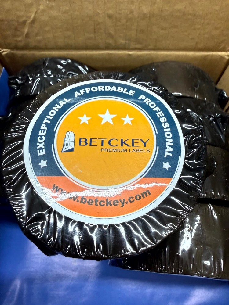 Betckey Premium Labels 1” X 2-1/8” Lot of 8 Rolls Address Tape Thermo Print NEW