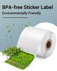 1.57″x1.18″(40x30mm) Label, 6 Rolls M110/M100/M150/M250/M220 Thermal Paper – …