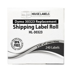 DYMO LW 30323 / 30573 Direct Thermal Shipping Labels – (4) Rolls – 2-1/8″ x 4″