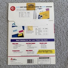 Avery Mailing & Address Labels Mixed Lot Partial Packs Used