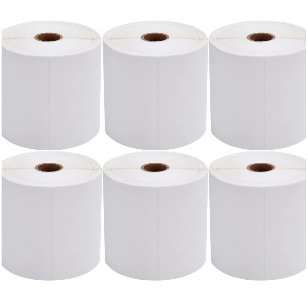 Zebra 2844 Direct Thermal Labels – 6 Rolls, 2700 Labels